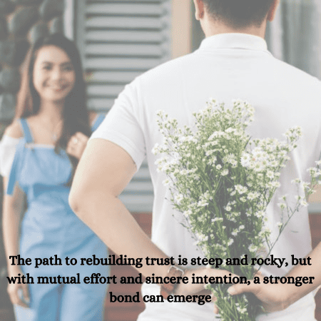 how to rebuild trust after infidelity