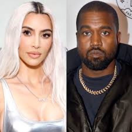 
3. Kanye West and Kim Kardashian appear together in a photograph, highlighting their connection and presence at an event.